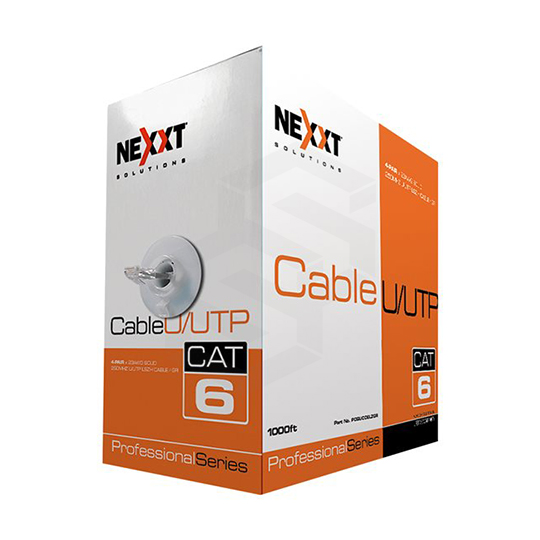 Cable UTP cat 6e interior 100 mts