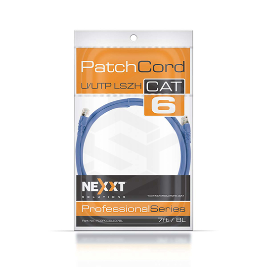 Cable Patch Cord Cat6 7 Pies Azul