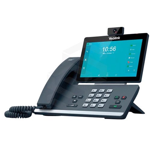 [YE-SIP-T58AWC] Telefono Ip Pantalla 7&quot; Touch Pantalla Touch 7” A Color Camara 2Mp 2 Puertos Ethernet 10/100/1000Mbps Puerto Auricular Rj9 Conferencia De 3 Vías Altavoz Y Audiohd Wifi Y Bluetooth Integrados Soporta Modulo De Extención Exp50 No Incluye Fuente