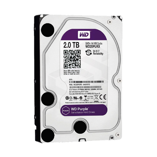 DISCO DURO 2TB ESPECIAL DVR WD PURPLE