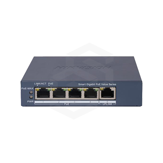 SWITCH POE 4 CH 10/100/1000MB + 1 10/100MB 45W