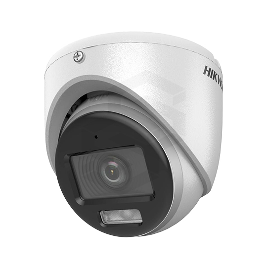Domo sellado hd-tvi 1080p ir 10-20m colorvu con audio dual ligth