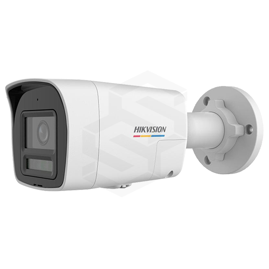 CAMARA IP TUBO SELLADA CON LUZ HIBRIDA COLORVU 4MP L 28MM CON AUDIO BIDIRECCIONAL ALARMA ACTIVA