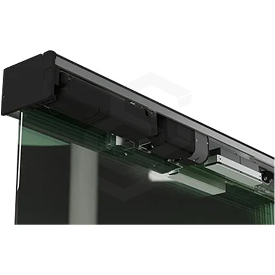 Conjunto de motor de corredizo 2 puertas wind vidrio, madera o metal 4mts. C.maxima 300kg