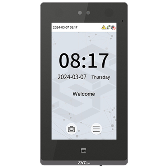 LECTOR FACIAL PANTALLA TOUCH 7&quot; CON LECTOR HUELLA Y PROXIMIDAD, PARA CONTROL DE ACCESO Y ASISTENCIA IP65