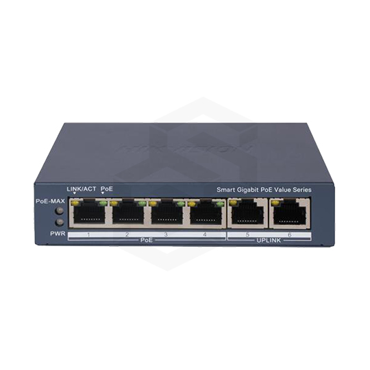 SWITCH POE 4 CH 10/100/1000MB + 1 10/100MB 45W