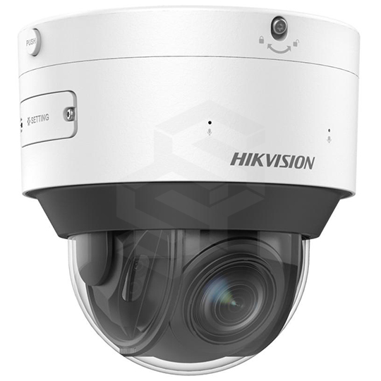CAMARA IP DOMO DE RECONOCIMINETO FACIAL 4MP L MOTORIZADO 28-12MM H265+ WDR ACUSENSE LUZ HIBRIDA CON MICROFONO