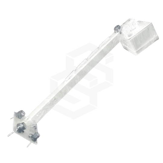 SOPORTE RECTO REAJUSTABLE 1MT CAJA FIJA