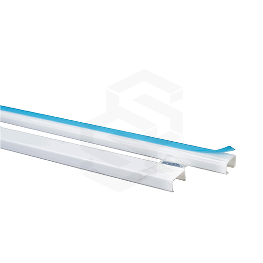 CANALETA 13 X 7 BLANCA CON ADHESIVO