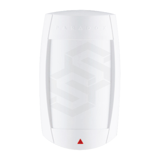 Det. De Movimiento Doble Sensor Pet 40KgDoble Óptica (2 Elementos Duales Opuestos).Pir Inmune Animales Hasta 40Kg.Ángulo De Visión De 90°, 11M X 11M.