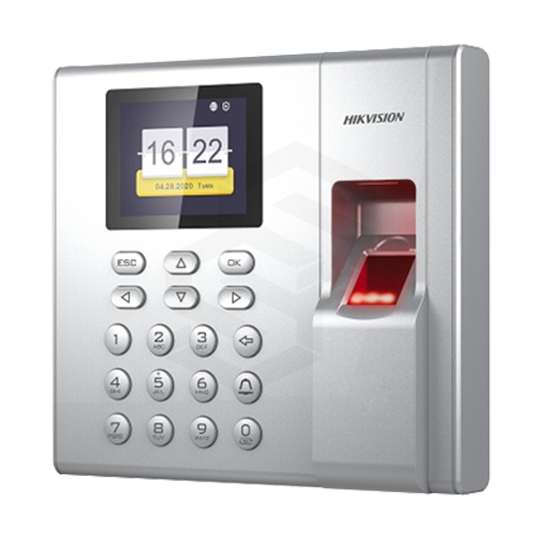 CONTROL DE TIEMPO Y ASISTENCIA Y ACCESO CON HUELLA Y PROXIMIDAD CON PANTALLA LCD TCP/IP HIKVISION