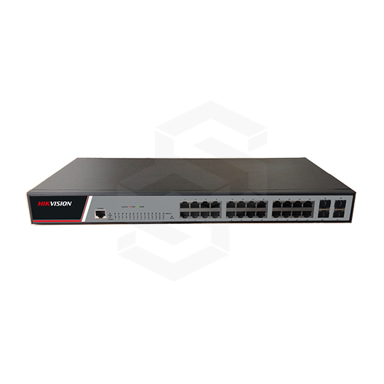SWITCH GIGABITE 24 CH GIGABITE + 2 PUERTOS GIGABITE SFP HIKVISION