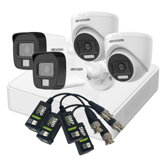 1 DS-7104HGHI-M1(C) + 2 DS-2CE16D0T-LPFS + 2 DS-2CE76D0T-LPFS + 4 DS-1H18-A