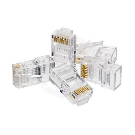 FUNDA DE 100 CONECTORES RJ45 CAT5E