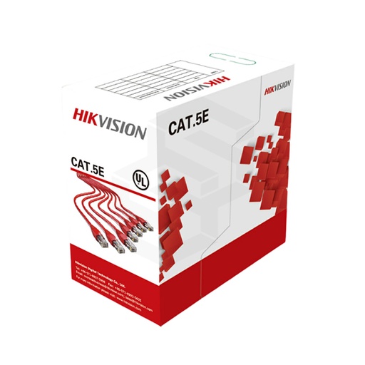 [DS-1LN5EO-UU/E] ROLLO DE CABLE UTP CAT5E 305 MTS EXTERIOR HIKVISION