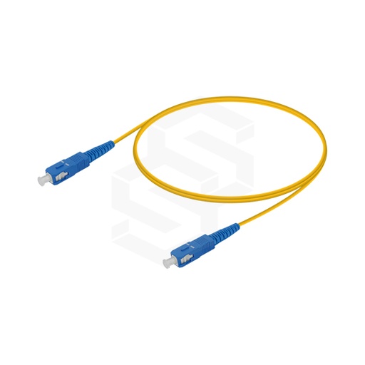 [XT-PATSC-2DSX2MM2M] Cable patchcord fibra óptica sc/upc - sc/upc, g.652d monomodo, simplex, 2mm, chaqueta amarilla lszh, 2 mts