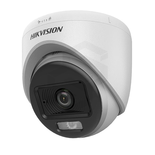 [DS-2CE70KF0T-LPFS] DOMO SELLADO HD-TVI 5MP IR 10-20M CON AUDIO Y LUZ HIBRIDA COLOR VU