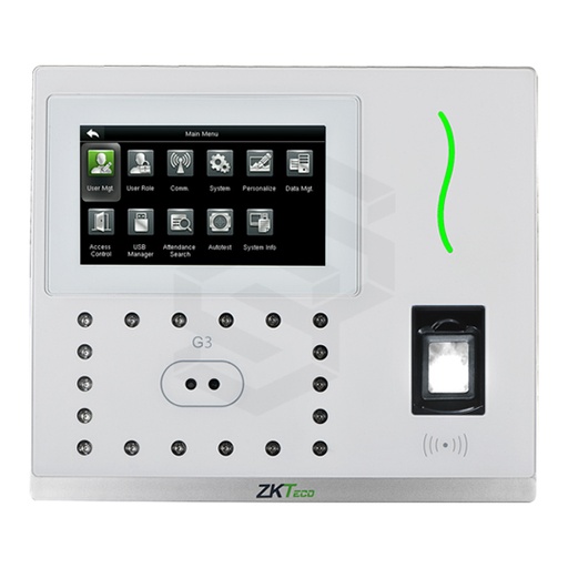 [ZK-G3-PRO] LECTOR BIOMETRICO FACIAL PARA TIEMPO Y ASISTENCIA SISTEMA OPERATIVO LINUX