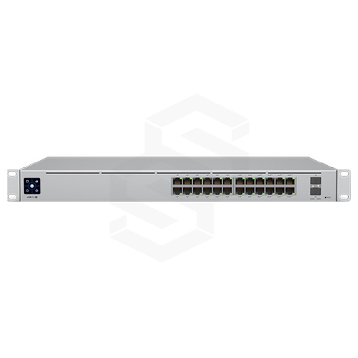 [UB-USW-PRO-24-POE] UniFi 48-Port PoE Switch• (32) Gigabit RJ45 ports with 802.3af/at• (16) Gigabit RJ45 ports• (4) 1G SFP ports• 1U Rackmountable (hardware included)