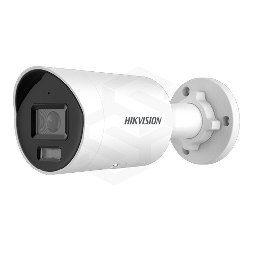 [DS-2CD2043G2-LI2U] CAMARA IP TUBO EXTERIOR LUZ HIBRIDA 4 MP L 4MM H265+ ACUSENSE CON MICROFONO