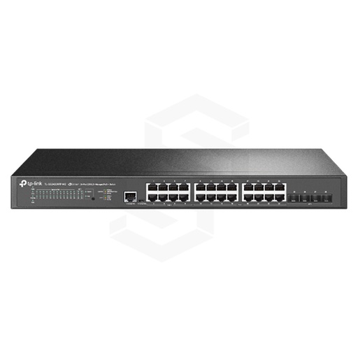 [TP-TL-SG3428XPP-M2] SWITCH TPLINK JETSTREAM 24 PUERTOS GIGABIT 16 POE+ + 8 POE++ + 4 SFP+ 10GBPS CAPA 2 ADM. 380W