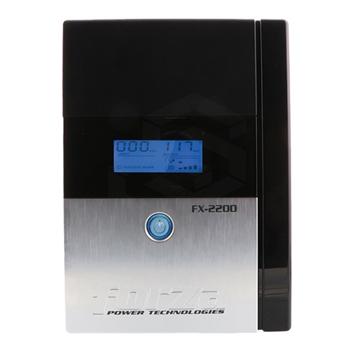 [FZ-FX-2200LCD] UPS FORZA INTERACTIVO 2200VA/1200W CON PANTALA A 8 SALIDAS 120V