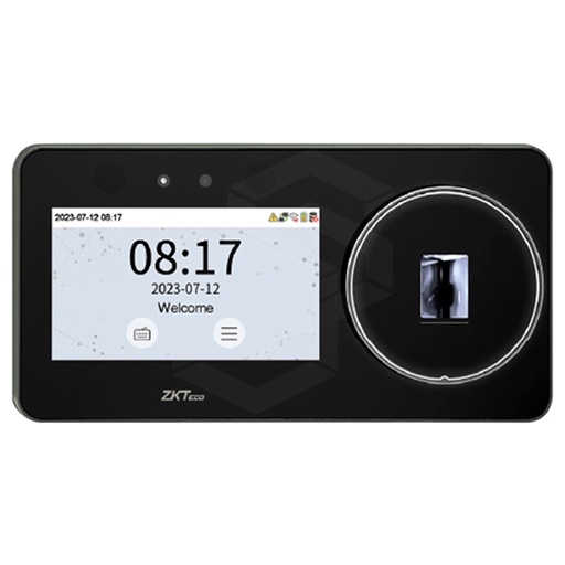 [ZK-FACEDEPOT-4A] LECTOR FACIAL CON HUELLA Y PROXIMIDAD PANTALLA 4,3