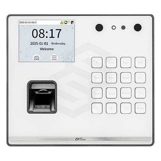 [ZK-SENSEFACE-M2F-LR] LECTOR FACIAL PANTALLA 2,4&quot; CON HUELLA  PARA CONTROL DE ACCESO Y ASISTENCIA CON TECLADO