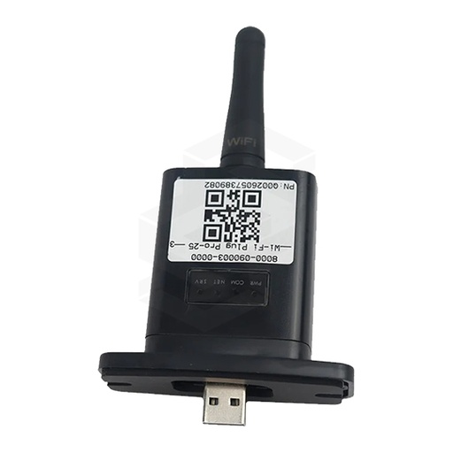[PS-M-WIFI-PLUG] MODULO WIFI USB PARA INVERSOR MUST
Tensión de Funcionamiento: 5V (+/- 15%)
Corriente de Funcionamiento: 1A
Comunicación con Inversor: USB A-type
Frecuencia: 2.4G a 2.5G (2412M a 2484M)
Red soportada: 2.4G WiFi