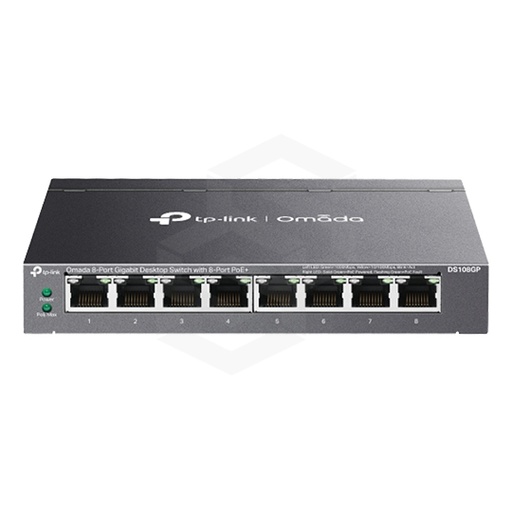 [DS-DS108GP] SWITCH 8 PUERTOS POE+ GIGABIT NO-ADMINISTRAB
LE