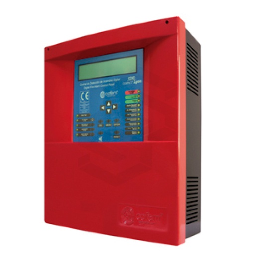 [CF-CLYON02BROJ] CENTRAL COMPACTA LYON 2 BUCLES Y 99 PUNTOS PUERTA ROJA