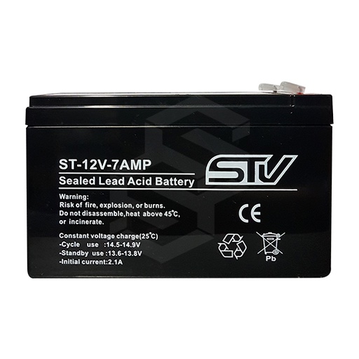 [ST-12V-7AMP] Bateria Recargable 12Vdc 7Amp