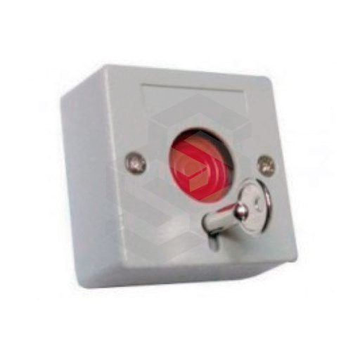 [ST-L-BE01] BOTON PULSADOR DE EMERGENCIA CON TESTIGO