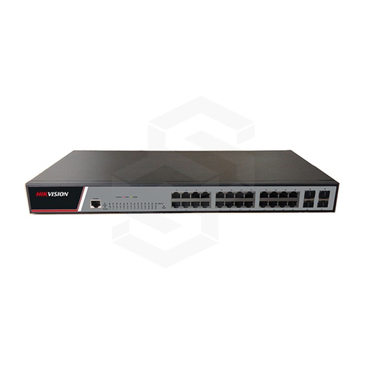 [DS-3E2528] Switch Gigabite 24 Ch + 2 Puertos 10/100/1000Mb Hikvision