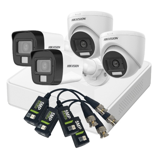 [COMBO4] 1 DS-7104HGHI-M1(C) + 2 DS-2CE16D0T-LPFS + 2 DS-2CE76D0T-LPFS + 4 DS-1H18S/E