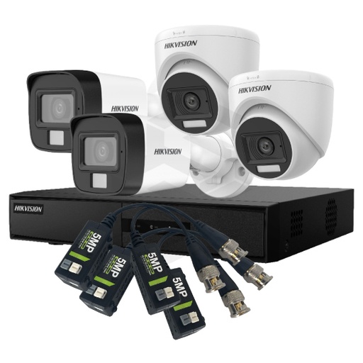 [COMBO5] 1 DS-7208HGHI-M1(C) + 2 DS-2CE16D0T-LPFS + 2 DS-2CE76D0T-LPFS + 6 DS-1H18S/E