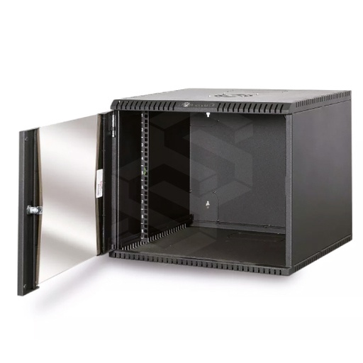 [BE-06-I1070] GABINETE 6UR DE PARED PUERTA DE VIDRIO