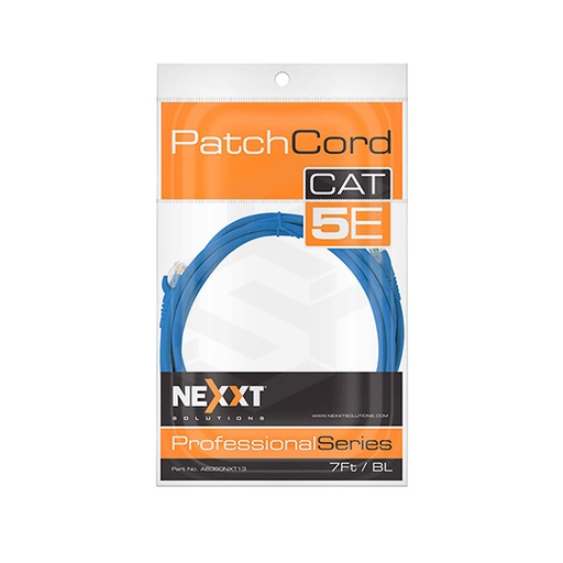 [NEXT-PCCAT5E7PA] Cable Patch Cord Cat5E 7 Pies Azul